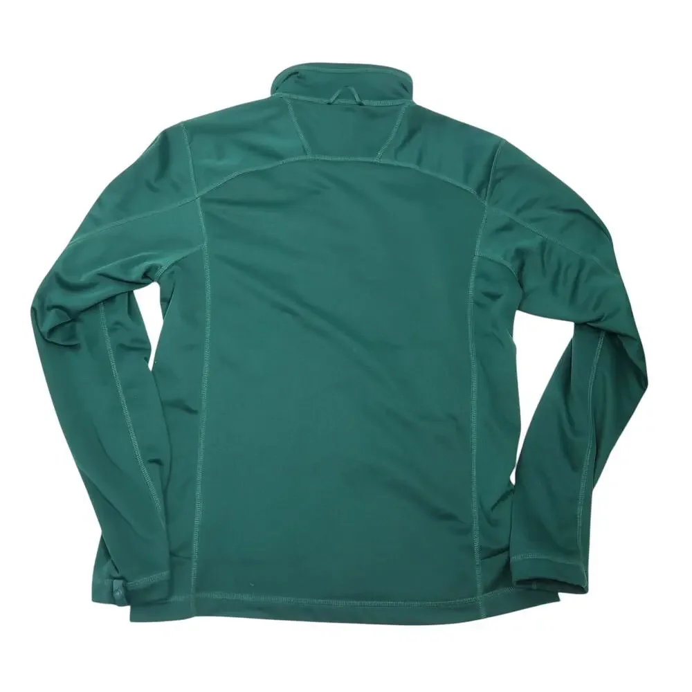 The North Face Soft Shell Dark Green Zip Front Jacket Mens Small